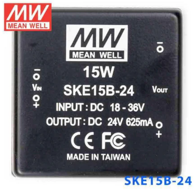 MEANWELL- SKE15B-24 24DC 24DC 625mA  Dönüştürücü