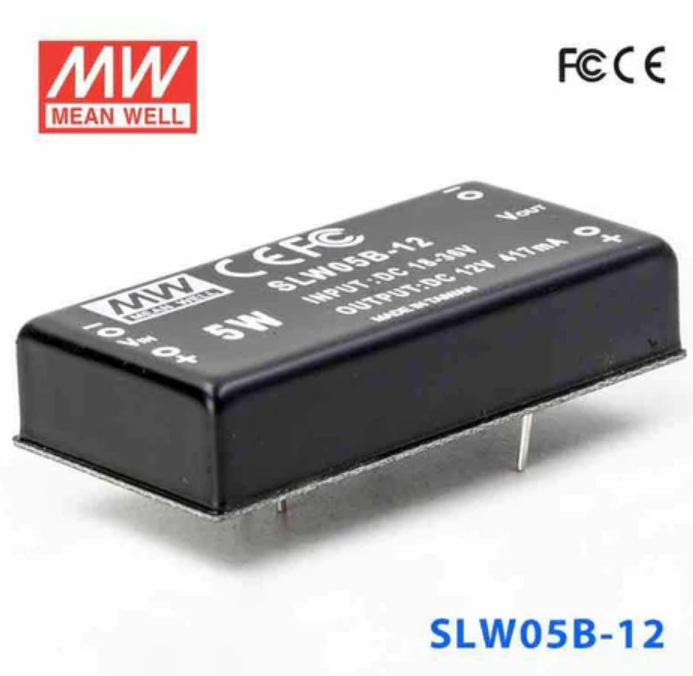 MEANWELL- SLW05B-12 24DC 12DC 417mA  Dönüştürücü