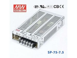 MEANWELL- SP-75-7.5 7.5 Vdc 10 Amp  Güç Kaynağı