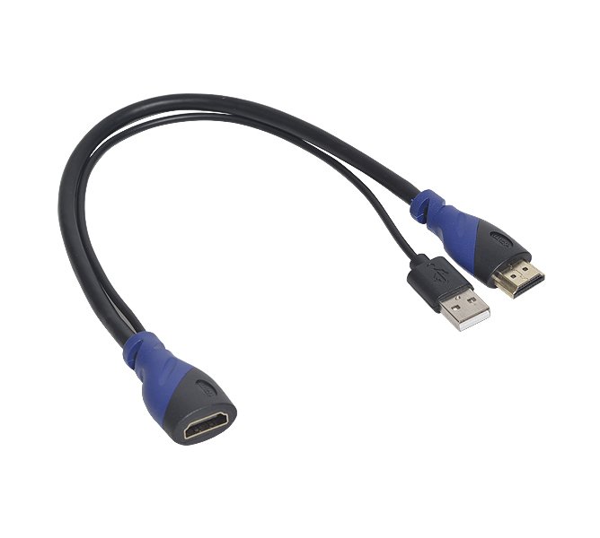 HDMI+USB Kablo 0,3mt UPT-140U