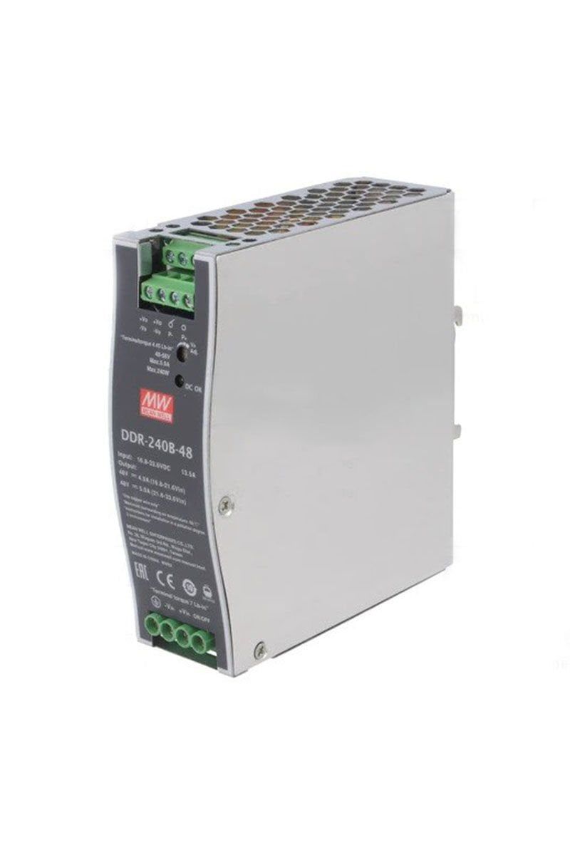 MEANWELL- DDR-240B-48  Din Rail - Ray Montajlı Güç Kaynağı