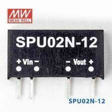 MEANWELL- SPU02N-12 22~26Vdc>+12Vdc 33-167mA  Dönüştürücü