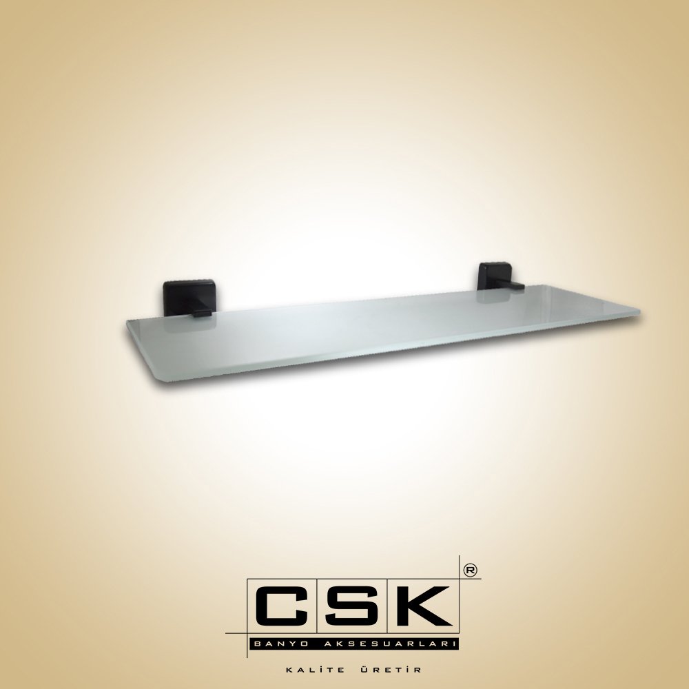 Csk Banyo Aksu Etajer Mat Siyah AKS12400