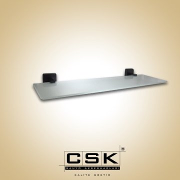 Csk Banyo Aksu Etajer Mat Siyah AKS12400