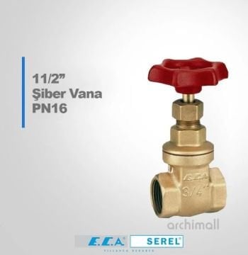 Eca 11/2'' Şiber Vana