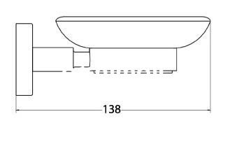 Csk Banyo Aksu Sabunluk Mat Siyah AKS12401
