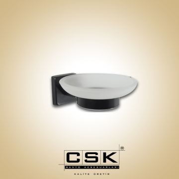 Csk Banyo Aksu Sabunluk Mat Siyah AKS12401