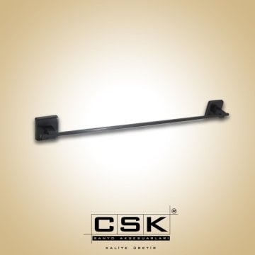 Csk Banyo Aksu Uzun Havluluk Mat Siyah AKS12403