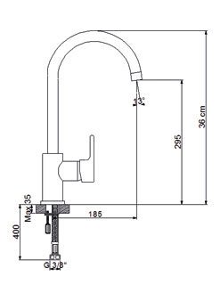 Newarc Premium Dönerli Lavabo Bataryası 832581