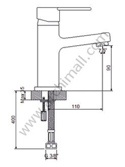 Newarc Domino Krom Lavabo Bataryası 971521