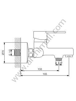 Newarc Domino Krom Banyo Bataryası 971511