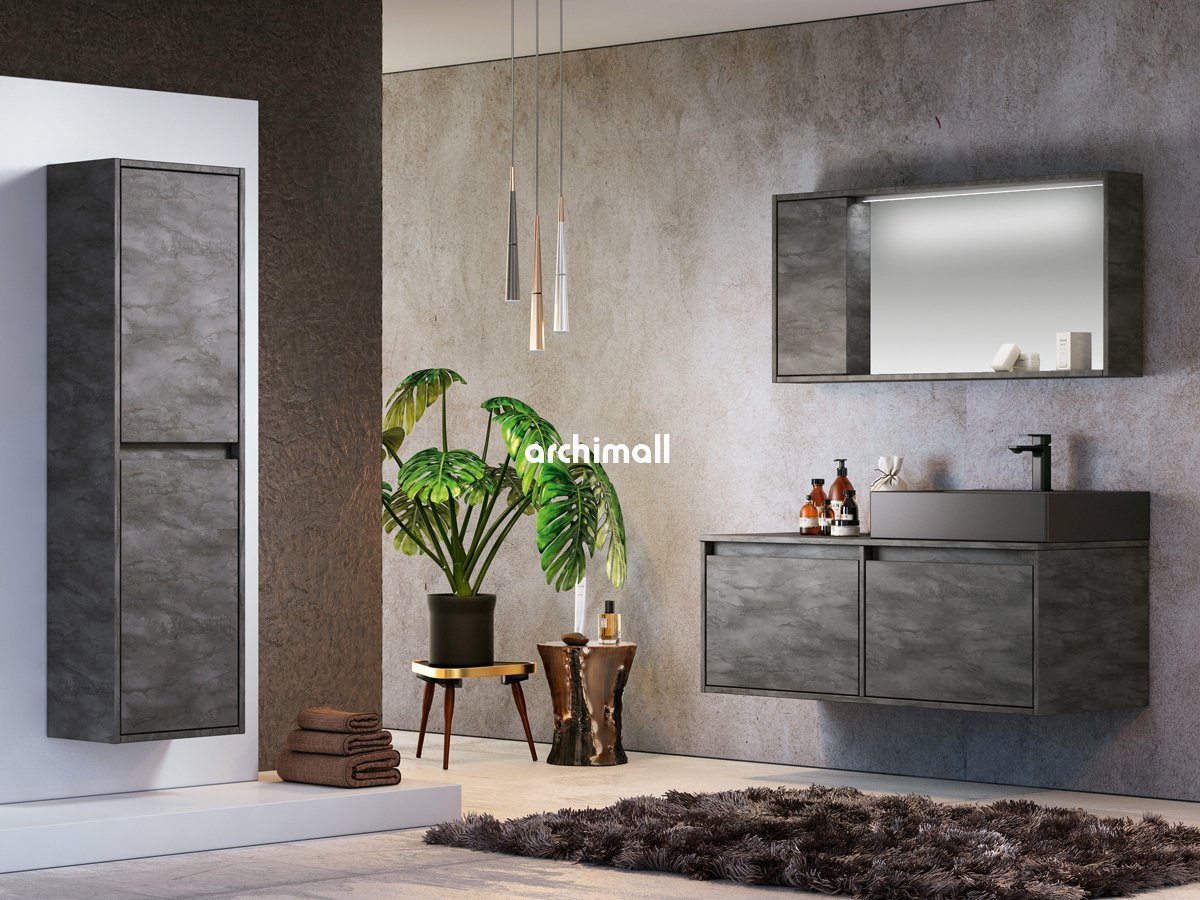 Orka Canada 120 cm Asma Banyo Dolabı