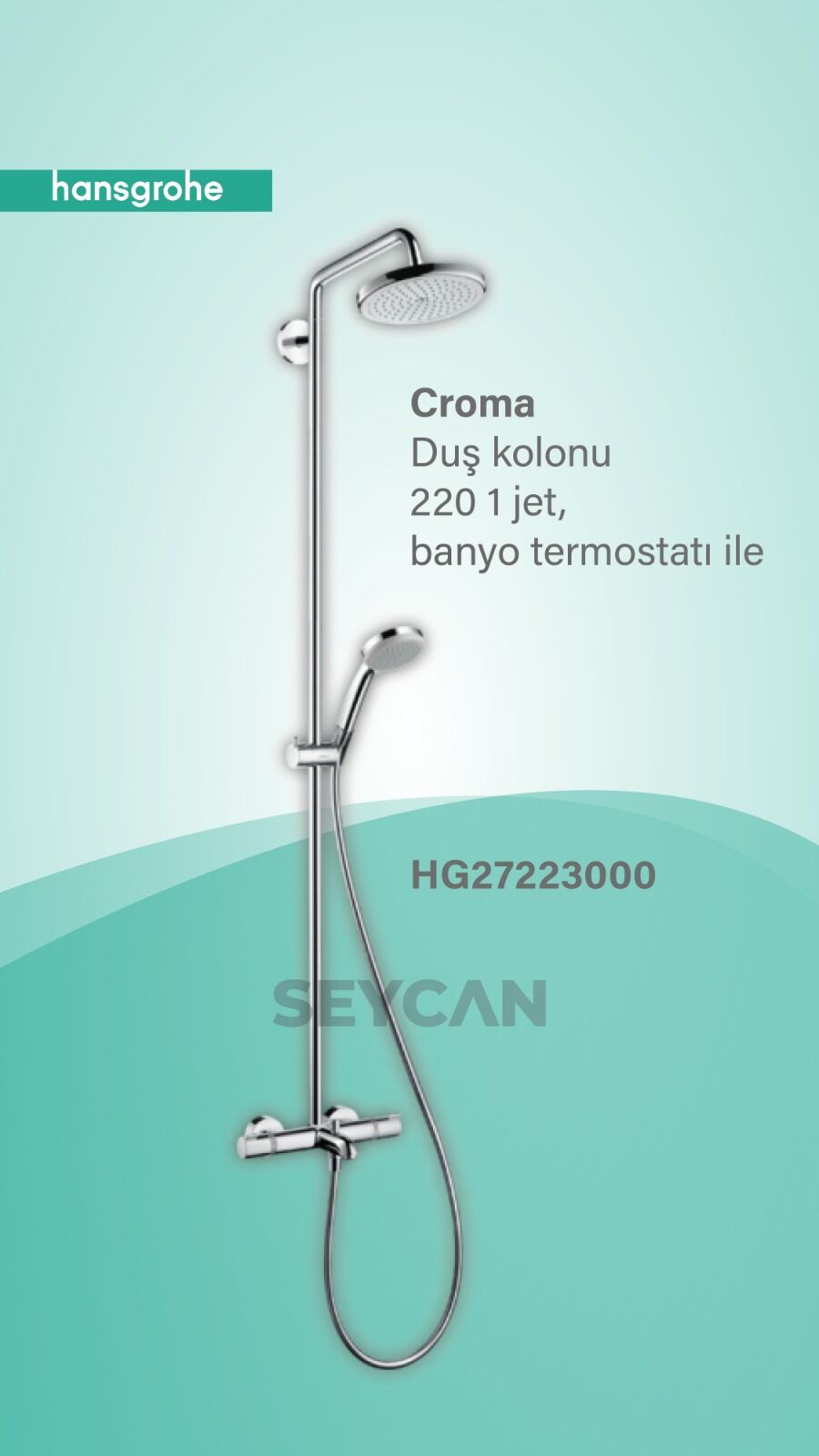 Hansgrohe Croma 220 Duş Kolonu 27223000