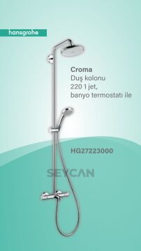Hansgrohe Croma 220 Duş Kolonu 27223000