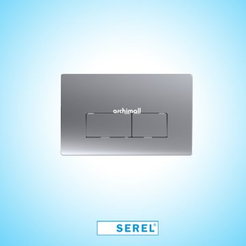 Serel P58 Mat Krom Kumanda Paneli Metal Kaplama P580110
