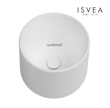 İsvea Allegro 42 cm Tezgah Üstü Lavabo Beyaz