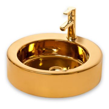 Merga-BD Altın Tezgah Üstü Lavabo