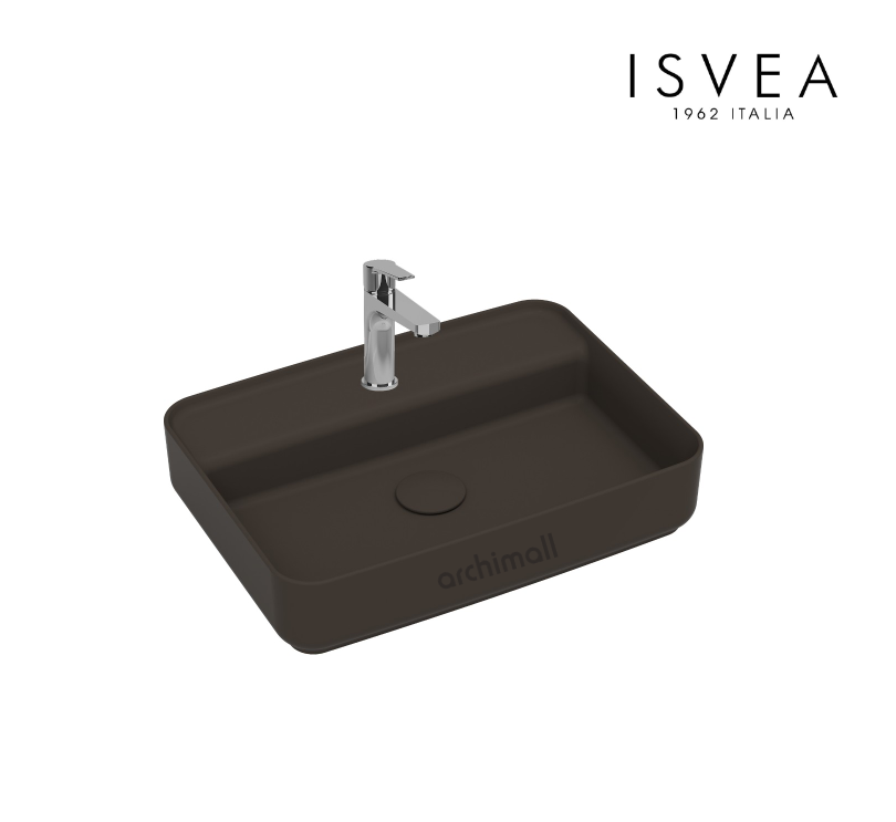İsvea İnfinity 55 cm Tezgah Üstü Lavabo Vizon