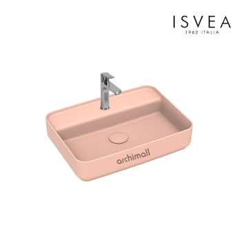 İsvea İnfinity 55 cm Tezgah Üstü Lavabo Somon