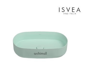 İsvea İnfinity 55 cm Tezgah Üstü Lavabo Mint