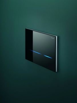 Geberit Sigma 80 Kumanda Kapağı Siyah Cam 116.090.SG.1