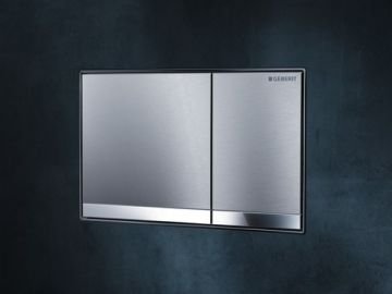 Geberit Sigma 60 Beyaz Cam Kumanda Kapağı Çift Basmalı