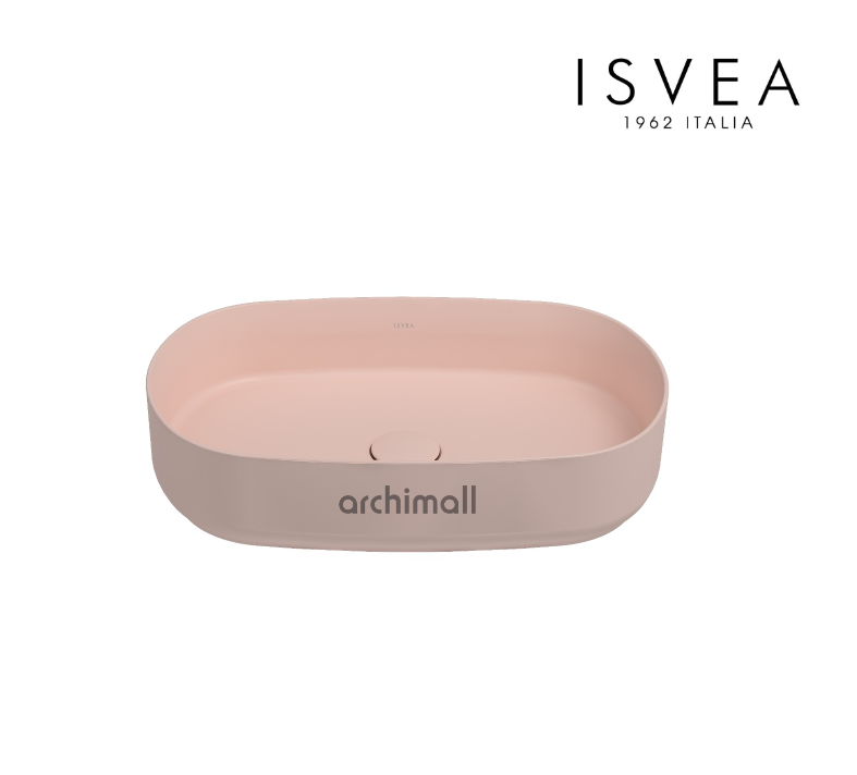 İsvea İnfinity 55 cm Tezgah Üstü Lavabo Somon
