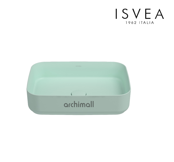 İsvea İnfinity 50 cm Tezgah Üstü Lavabo Mint