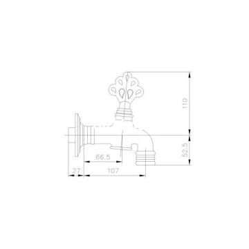 Eca Osmanlı 3/4'' Kurna Musluk