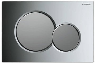 Geberit Sigma 01 Kumanda Kapağı Parlak-Mat Krom