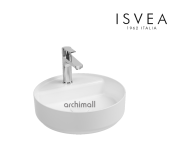 İsvea İnfinity 42 cm Tezgah Üstü Lavabo Beyaz