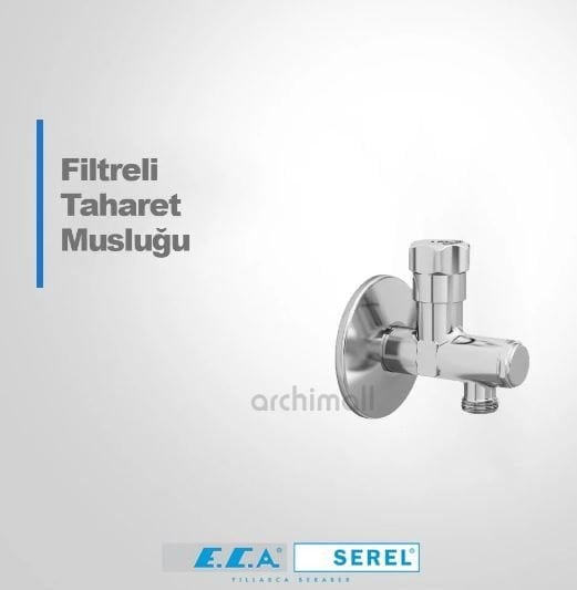 Eca Kromajlı Filtreli Taharet Musluğu