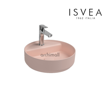 İsvea İnfinity 42 cm Tezgah Üstü Lavabo Somon