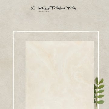 Kütahya 60*60 Onelya Beyaz Parlak Nano (1.44 m2 Fiyatı)