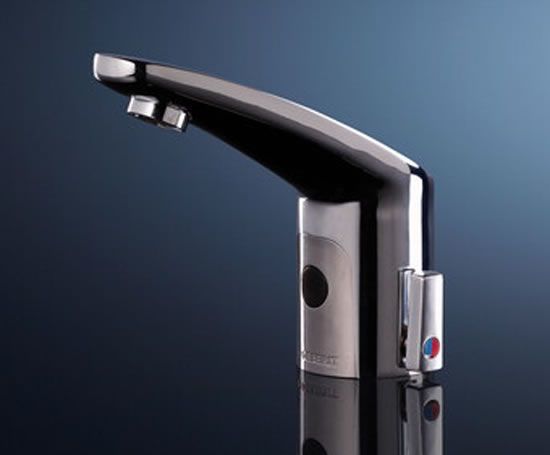 Geberit Type 185 Fotoselli Lavabo bataryası Çift Su Girişli PİLLİ 116.255.21.1