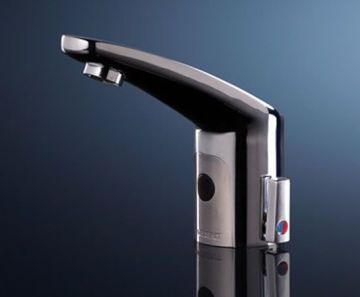 Geberit Type 185 Fotoselli Lavabo bataryası Çift Su Girişli PİLLİ 116.255.21.1