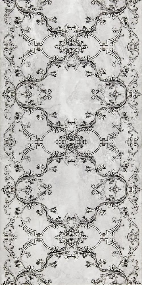 Kütahya 30x60 Elis Açık Gri Motif Dekor (1.62 m2 Fiyatı)