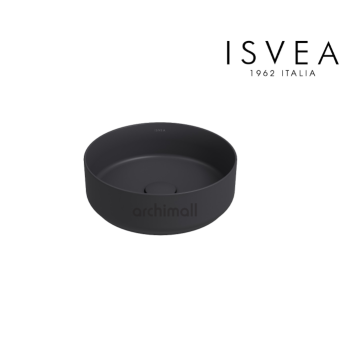 İsvea İnfinity 36 cm Tezgah Üstü Lavabo Antrasit