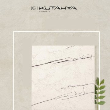 Kütahya 42.5X42.5 Mila Beyaz