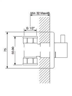 Newarc Maximal Beyaz Stop Valf 101632W