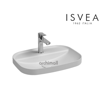 İsvea İnfinity Inset Lavabo 55 cm Mat Beyaz