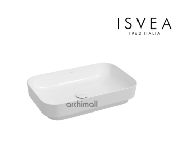 İsvea Sott Aqua Tezgah Üzeri Lavabo 60 cm Beyaz