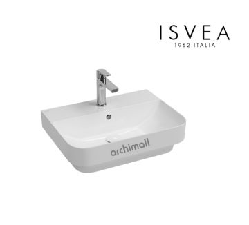 İsvea Sott Aqua İnset Tezgah Üzeri Lavabo 57 cm Beyaz