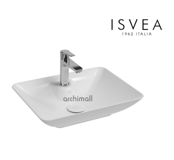 İsvea SistemaY Tezgah Üstü Lavabo 52 cm Beyaz