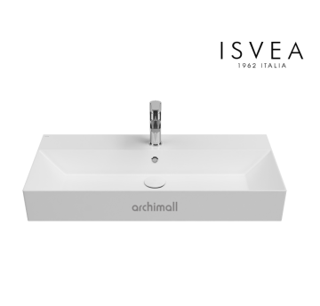 İsvea Sistemaz Tezgah Üstü Lavabo 90 cm Beyaz
