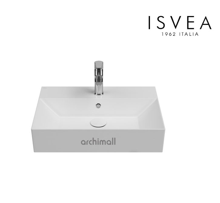 İsvea Sistemaz Tezgah Üstü Lavabo 60 cm Beyaz