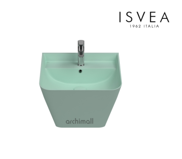 İsvea Sott Aqua Asma Monoblok Lavabo 50 cm Mint