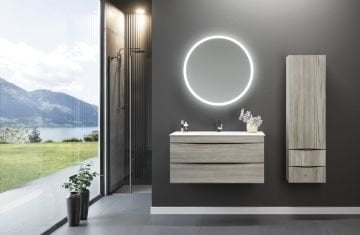 Orka Vento 100 cm Asma Banyo Dolabı