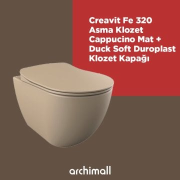 Free 320 Free Asma Klozet Cappucino Mat + Duck Soft Kapak