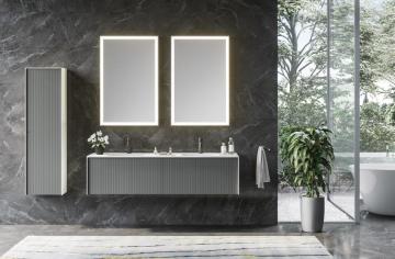 Orka Cube 120 cm Asma Banyo Dolabı